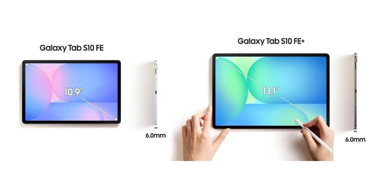 Samsung Unveils Galaxy Tab S10 FE and S10 FE+: Budget-Friendly Powerhouses