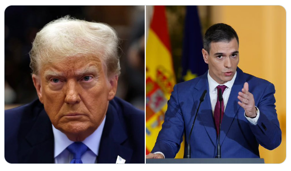 President Donald Trump Declares End to Trade with Spain