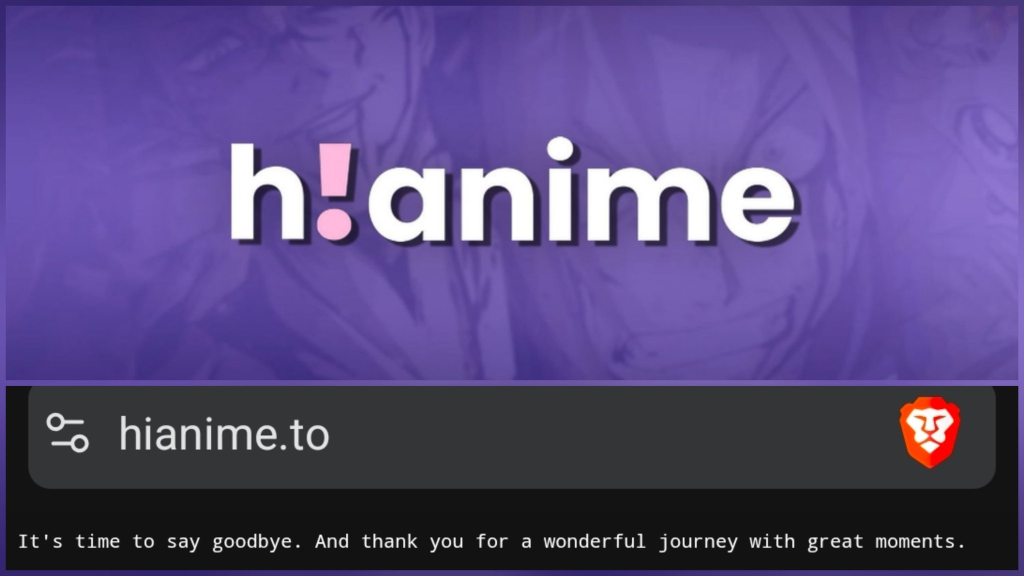Hianime, A Major Anime Piracy Site Goes Offline Suddenly